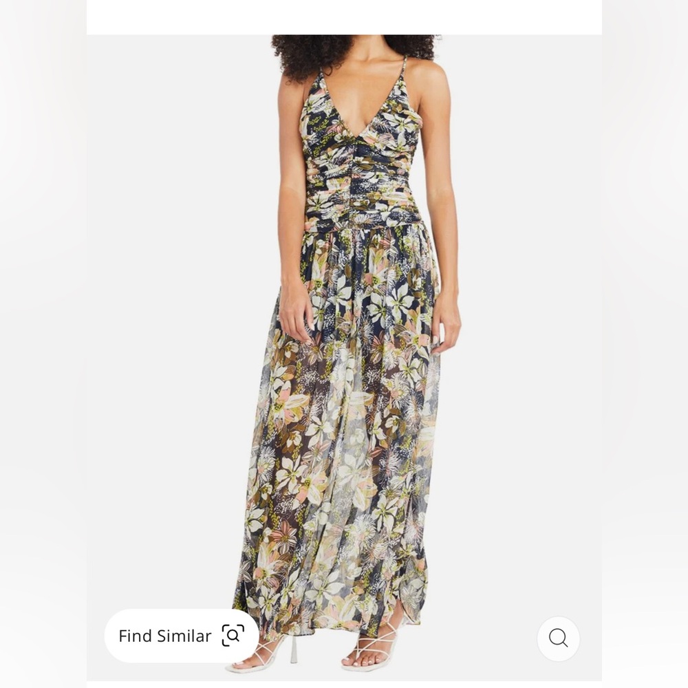 Tanya Taylor Lovette Linen & Silk-Blend Dress
Size: 4